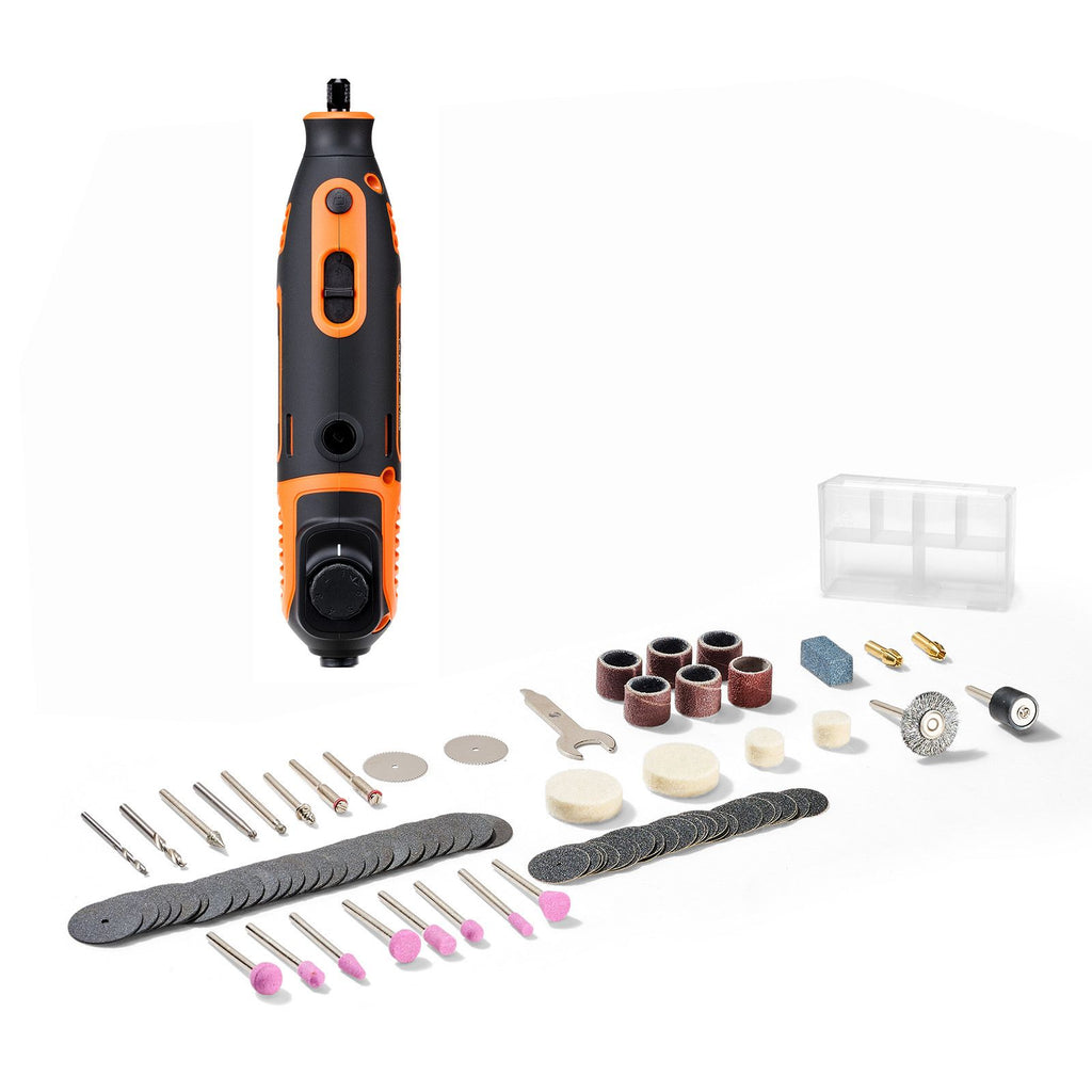 84-Piece Rotary Tool Kit, 200W Mini Power Rotary Tool Corded , 6-Level Speed 8000-40000 RPM Multi-Purpose DIY Tools for Engraving, Sanding, Polishing, Carving, Grinding, Cutting, DIY Crafts