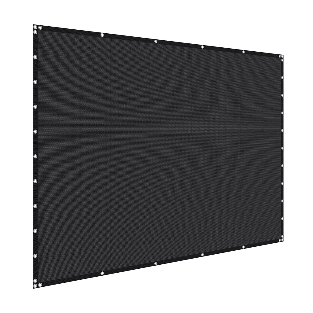 90% Sun Shade Cloth, 10 x 10 ft Pergola Shade Cover with Stainless Steel Grommets, Sun Shades Canopy Privacy Screen with 140 GSM HDPE Material, for Outdoor, Patio, Garden, and Backyard (Black)