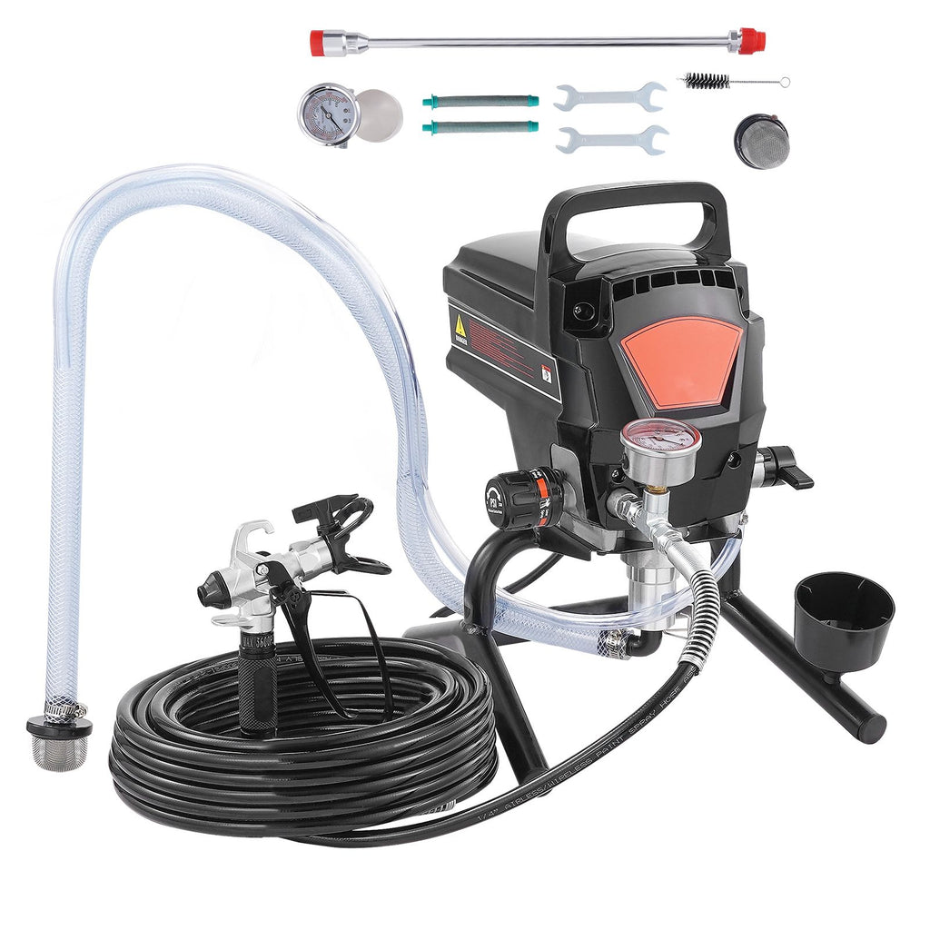950W Stand Airless Paint Sprayer, 3000PSI High Efficiency Electric Airless Sprayer, Handheld Paint Sprayers for Home Interior and Exterior Furniture and Fences, Fine And Even Painting Effect