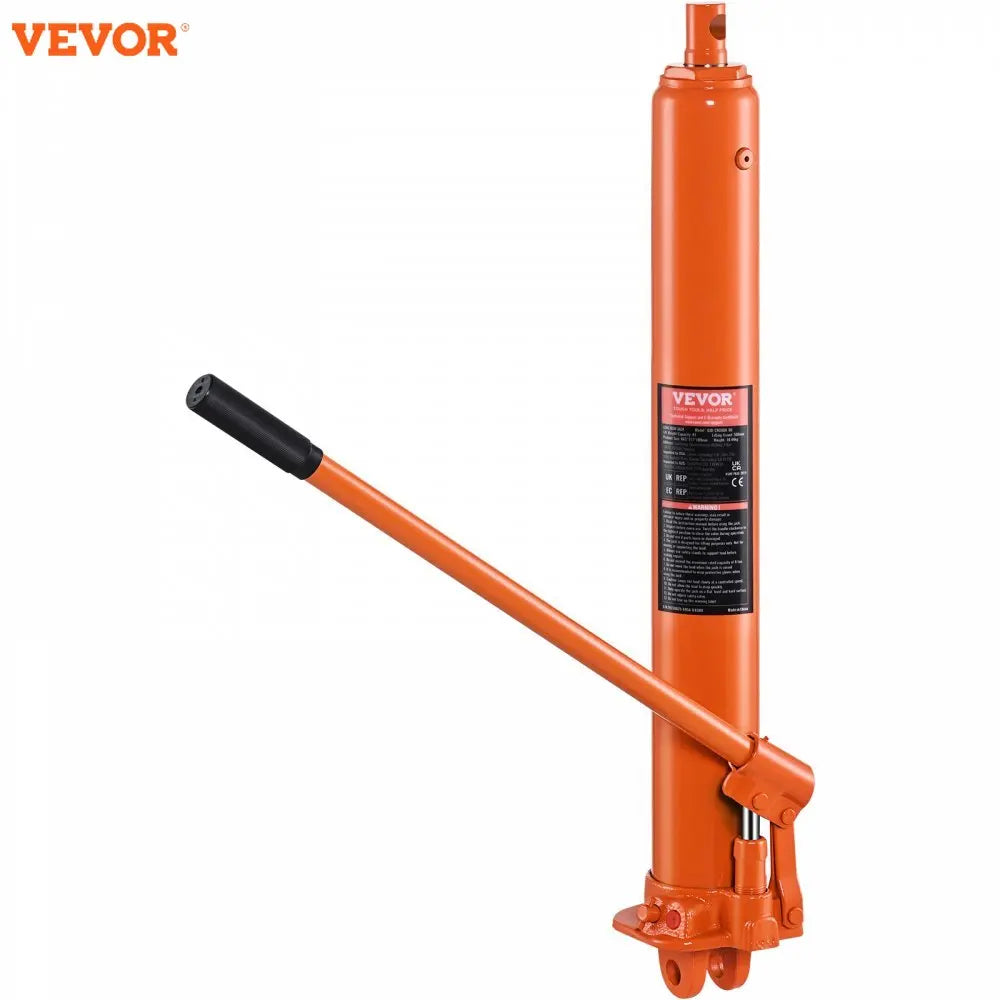 Hydraulic Long Ram Jack 8 Ton Engine Hoist Cylinder with Single Piston Pump And Clevis Base  Hydraulic Ram Cylinder