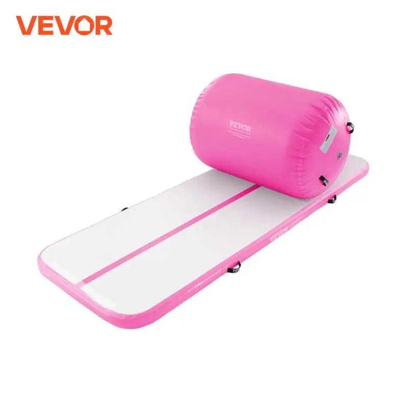 Inflatable Gymnastics Air Mat Tumble Track with Electric Pump Air Roller Barrel Gymnastics Equipment Training Mats