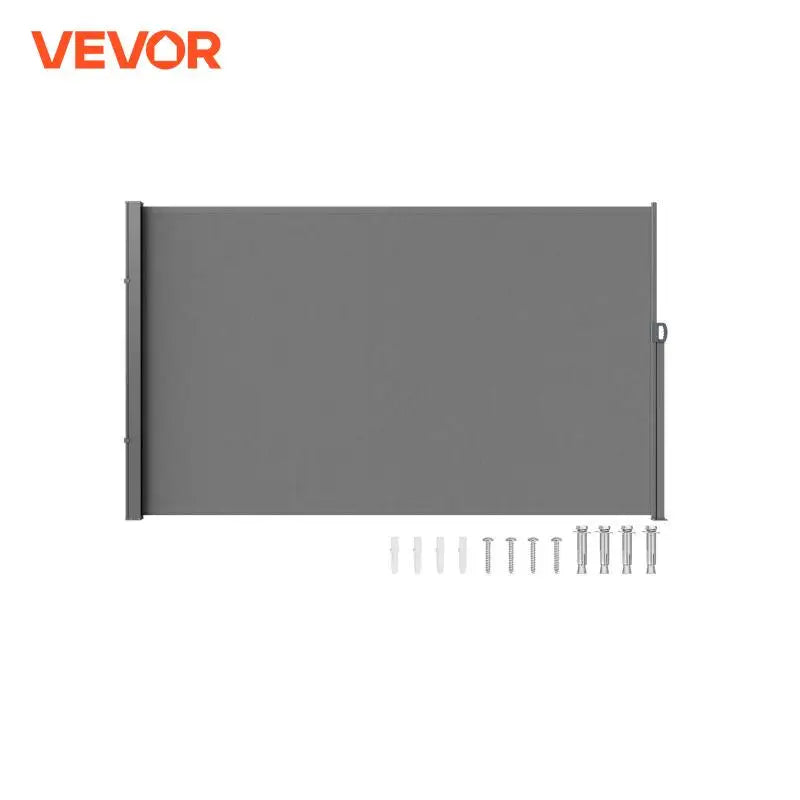 Retractable Side Awning Outdoor Privacy Polyester Water-proof Retractable Patio Screen UV 30+ Room Divider Wind Screen