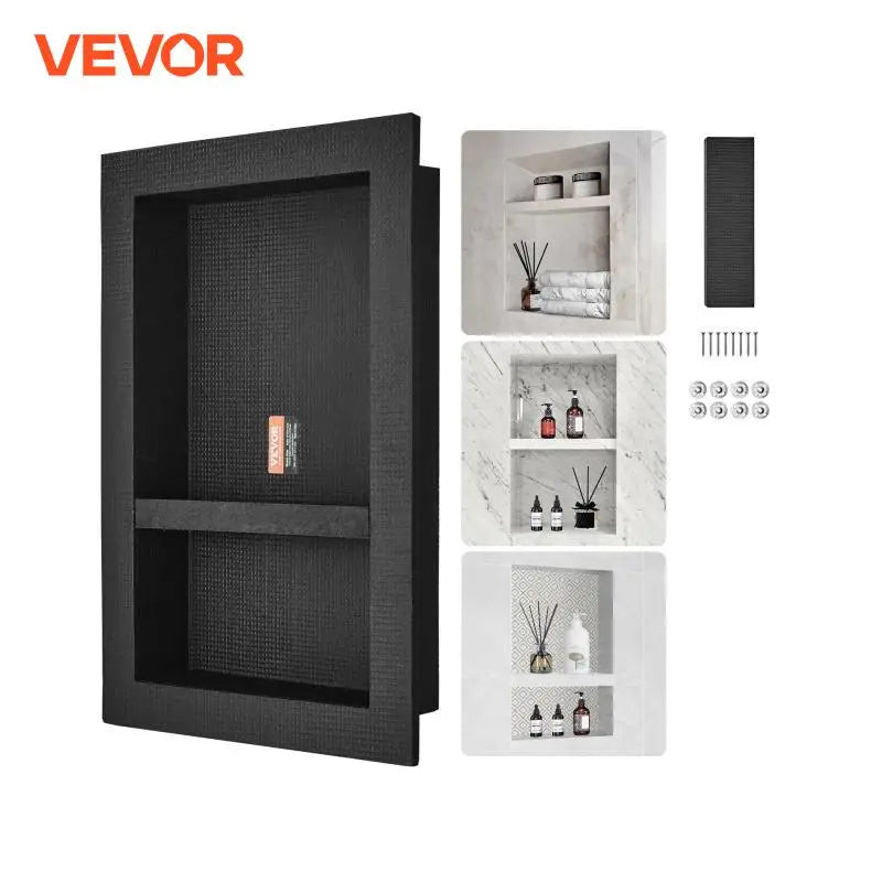 Shower Niche Ready for Tile Shelf Organizer  Corners Niche Recessed Sealed Protection  Soap Storage for Shower Bathroom