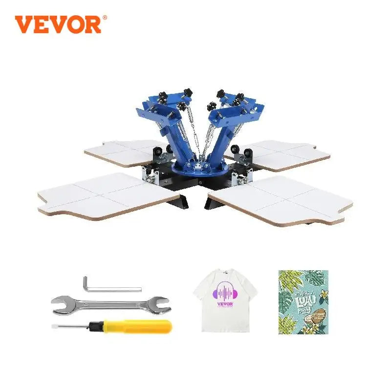 Screen Printing Machine 360° Rotable Silk Screen Printing Press 54x45cm Screen Printing Press Machine Adjustable Tension
