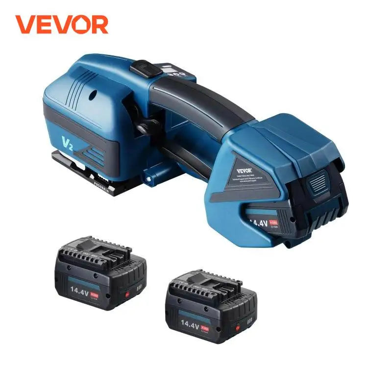 Electric Strapping Machine Portable Battery Powered Automatic Banding Tool for 0.35"-0.63" PP PET Straps Packaging Box