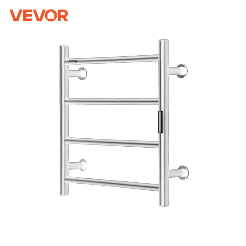 4/6/8/10 Bars Towel Warmer Rack Wall Mounted Heated Towel for Bathroom IPX5 Waterpoof 5 Levels Temperature Towel Heater