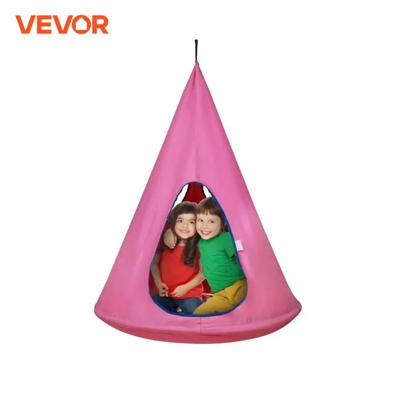 Kids Nest Swing Chair Hanging Hammock Chair with Adjustable Rope for Kids Indoor and Outdoor Use  Sensory Swing for Kids
