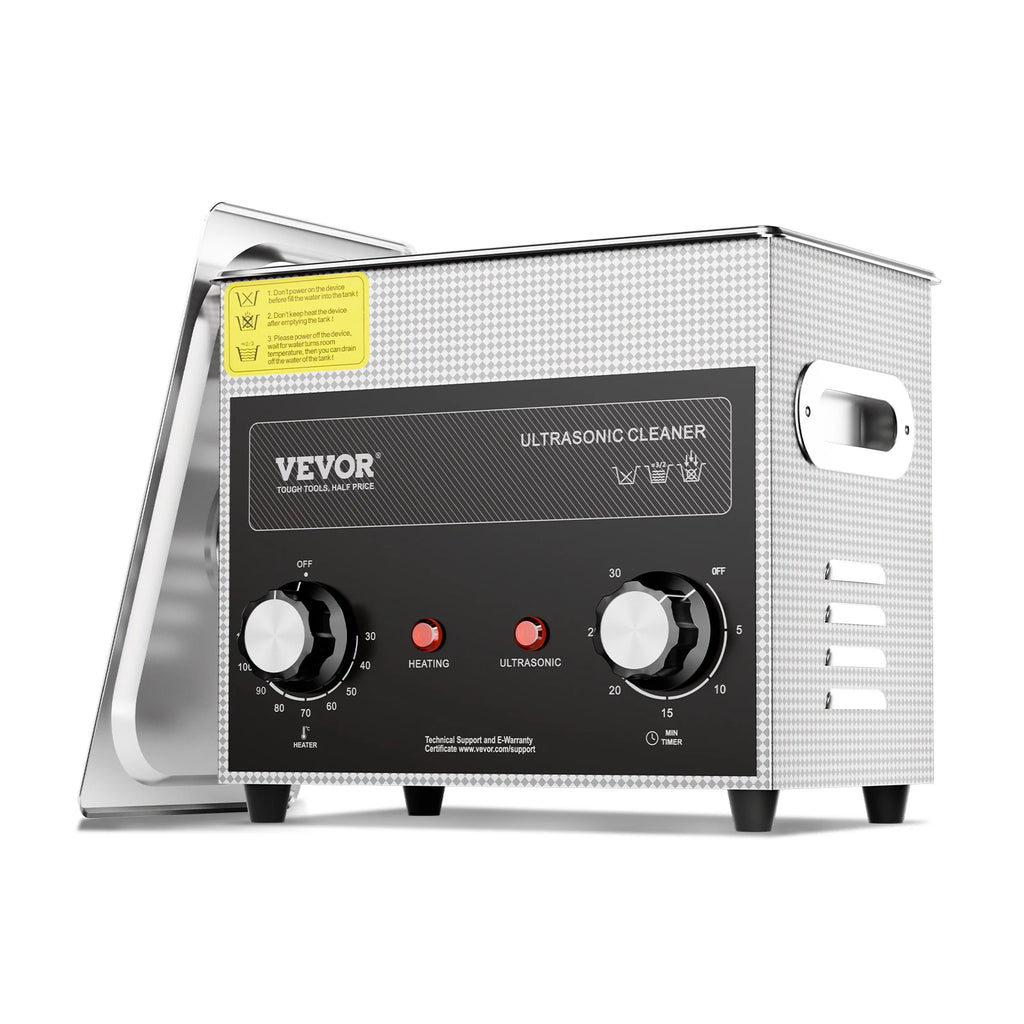 3L Ultrasonic Cleaner with Heater Timer & Basket, Professional Digital Sonic Cavitation Machine, 120W Cleaning Machine