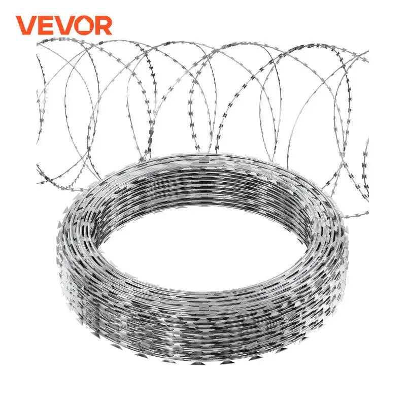 Razor Wires  Razor Barbed Wire Razor Wire Fencing Fence Double Spiral Barbed Wire Galvanized Wire Rolls Razor for Garden