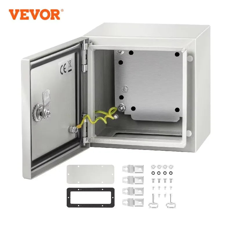 NEMA Steel Enclosure NEMA 4X Steel Electrical Box IP66 Waterproof & Dustproof, Outdoor / Indoor Electrical Junction Box