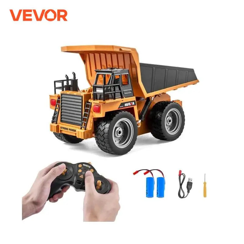 1:18 RC Dump Truck Car Engineering Vehicle Forklift Heavy Excavator Remote Control Car Toys for Boys Children's Gifts