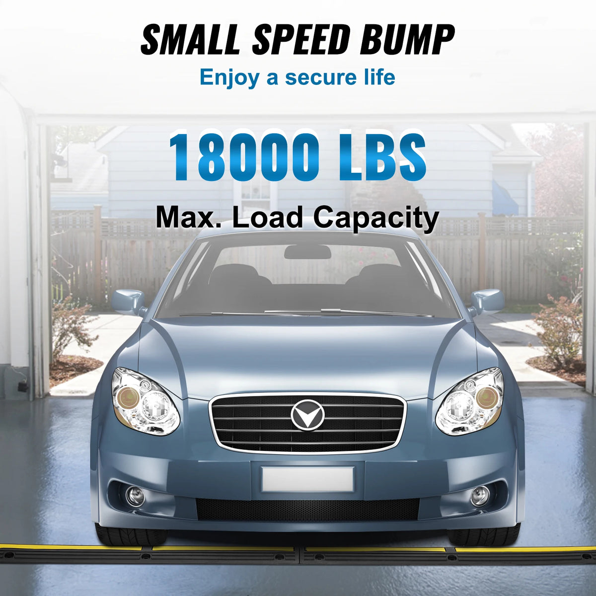 3.28 ft Cable Protector Ramp, 4 Pack of 1 Channel,18000 lbs/axle Capac ...