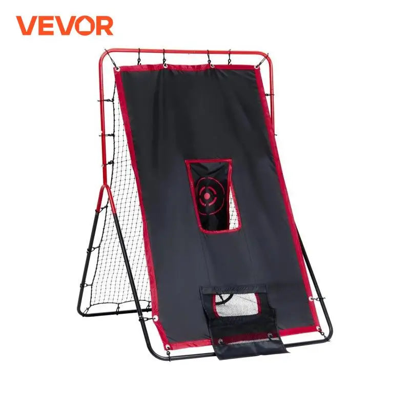 Baseball And Softball Rebounder Net 2-in-1 Switch Hitter Pitch Trainer PitchBack Baseball Pitching Return Trainer Nest