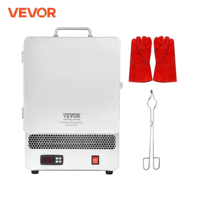 1500W Electric Melting Furnace Max Temperature 2192℉ Stainless Steel Metal Clay DIY Metal Tempering Glazing on Pottery