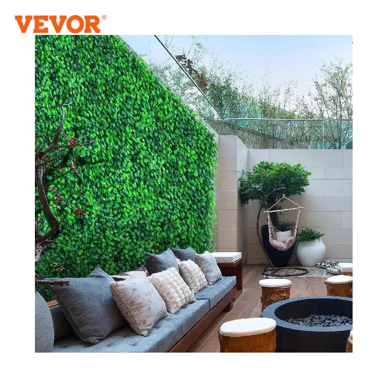 50x50 Artificial Plants Grass Wall Panel Boxwood Hedge Backdrop Home Decor Privacy Fence Backyard Wedding Party Background