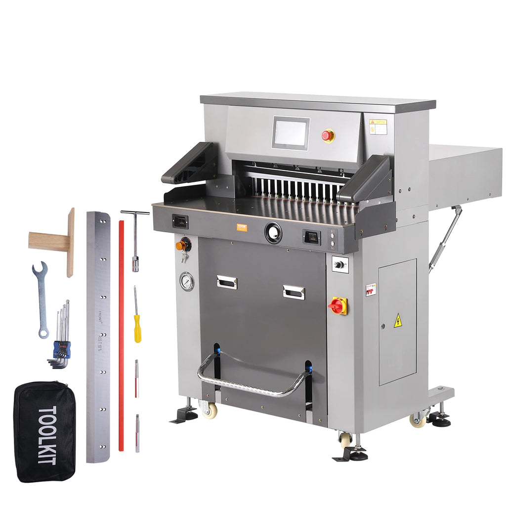 Electric Hydraulic Paper Cutter, Heavy Duty Paper Cutter Machine 26" /660.4mm Cutting Width, 3.14"/80mm Cutting Thickness