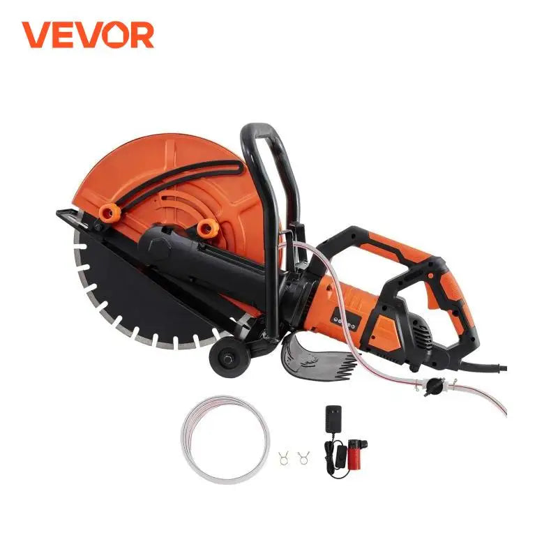 Electric Concrete Saw 15A Motor Circular Saw Cutter with Max. 6 in Adjustable Cutting Depth  Wet Disk Saw Cutter for Brick