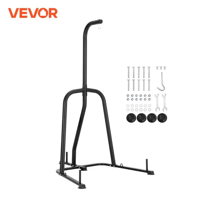 Steel Heavy Duty Workout Equipment, Boxing Punching Bag Stand Freestanding Sandbag Rack  Equipment for Home Gym Fitness
