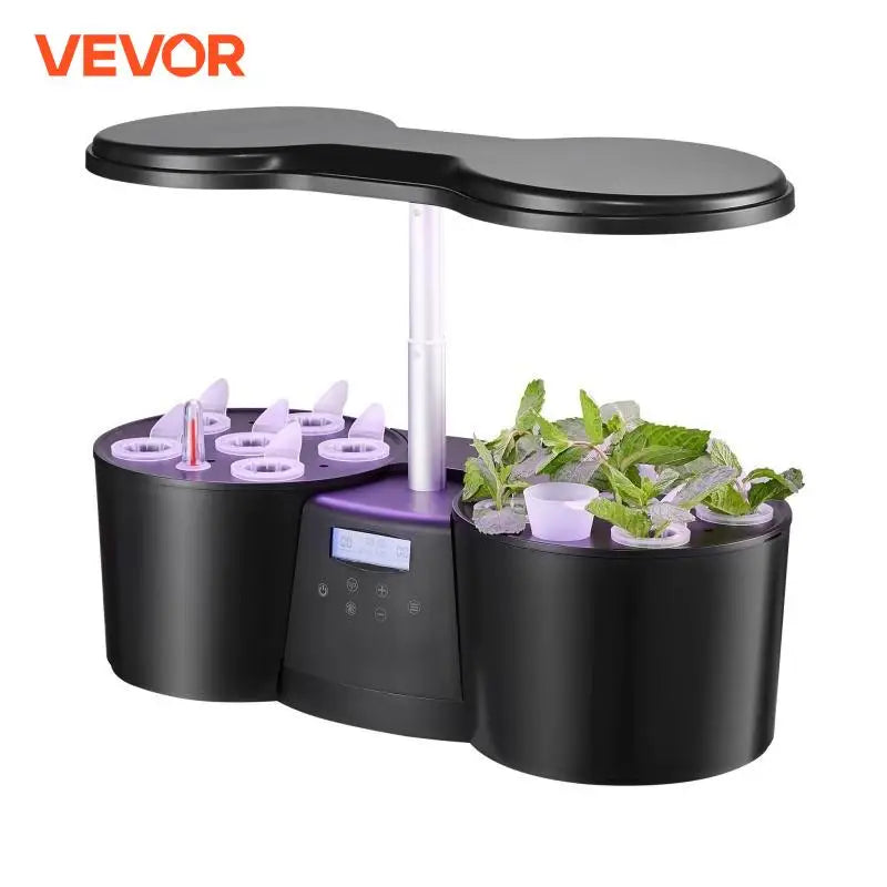 Hydroponics Growing System 12 Pods Indoor Growing System Indoor Herb Garden with Full-Spectrum LED Grow Light Auto Timer
