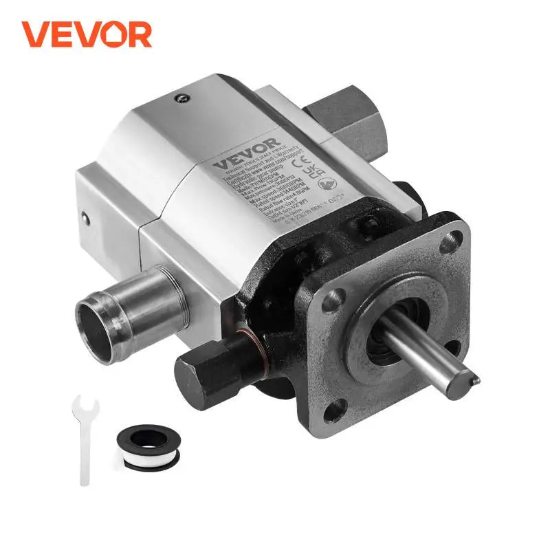 Hydraulic Log Splitter Pump 13/16 GPM 3000/4000 PSI 2 Stage 1'' Inlet 1/2'' NPT Outlet 3600 RPM for Small Engine Mounting