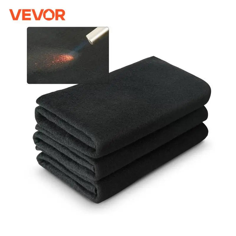 Carbon Felt Welding Blanket 6 Pack 21" x 20" Flame Retardant Welding Blankets Up To 1800° F Heat Resistant Blanket Set