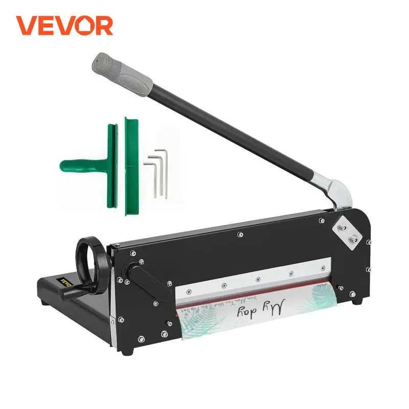 A4 12" Manual Paper Cutter Heavy Duty Guillotine Trimmer 300 Sheets Die Cutters Use for Home Office Laboratory Commercial