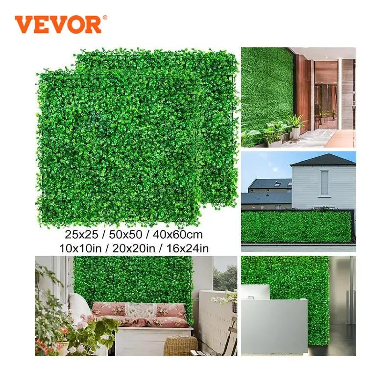 Artificial Plant Wall Decoration Boxwood Hedge Wall Panel Home Decor Fake Plants Grass Backdrop Wall Privacy Hedge Screen