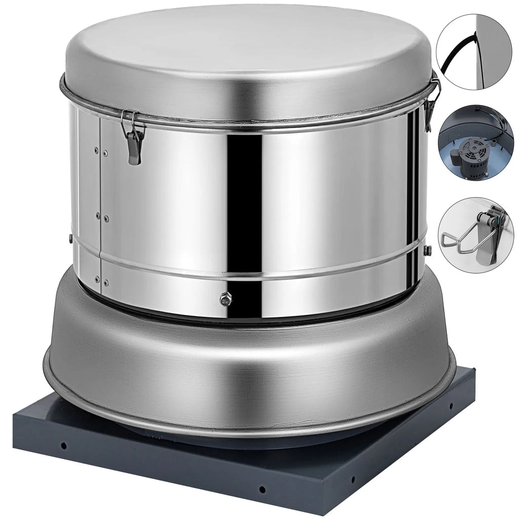 1400/2400 CFM Roof Fan Up-blast Restaurant Exhaust Fans with High Speed 250W