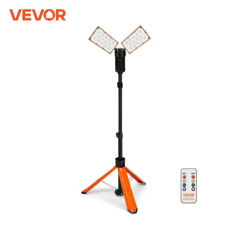 Led Work Light Rechargeable 2500lm Brightness & Temperature Adjustment Portable with Wireless Remote Control 10Ah Battery
