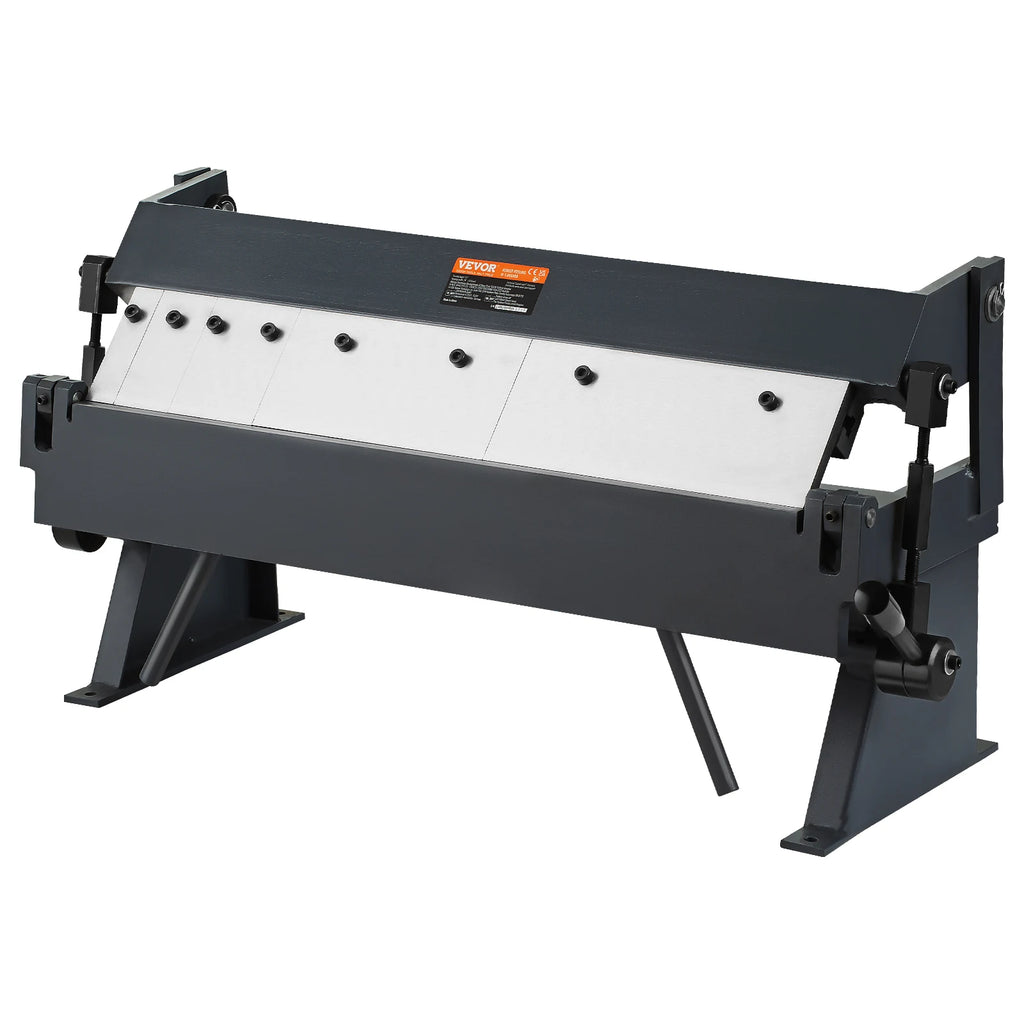 Box and Pan Brake 24Inch / 36Inch / 48Inch 0-130 Degrees Sheet Metal Bending Brake Portable Metal Bender for Metal Bending