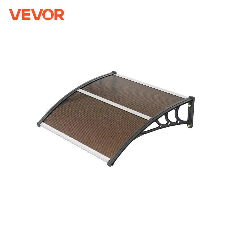 Window Door Awning Canopy 3 Sizes UPF 50+ Polycarbonate Entry Window Awning Front Door Overhang Awning for Sun Shutter