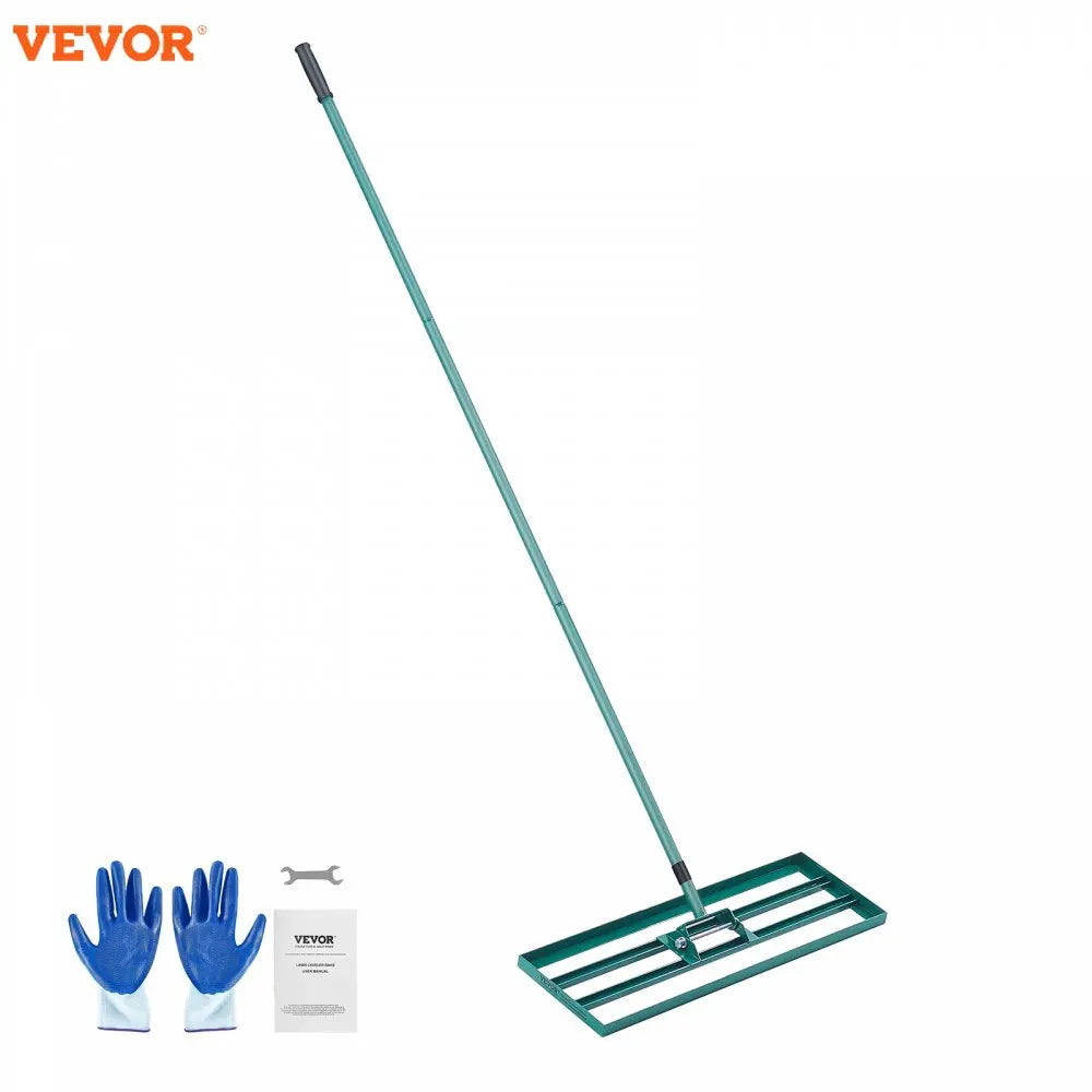 Lawn Leveling Rake  Level Lawn Tool, Heavy-duty Lawn Leveler with  Extended Handle Yard Leveling Rake Suit