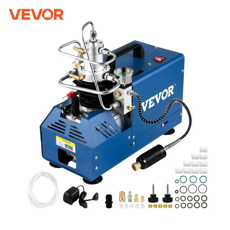 High Pressure Air Compressor Pump 1800W 110/220V 4500PSI/300BAR/30MPA Automatic Stop Air Rifle Compressor for Air Pistol