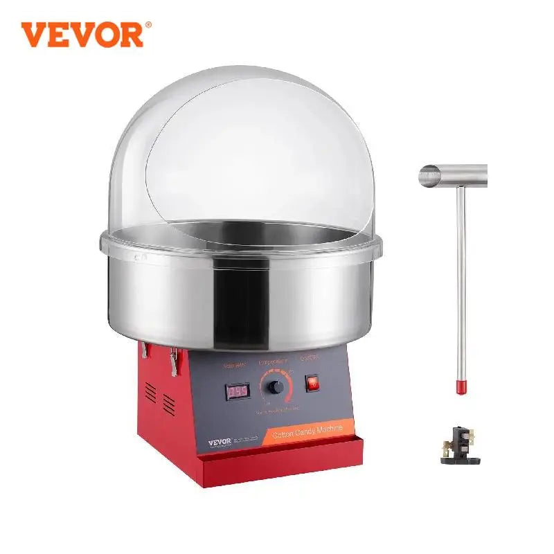 Electric Cotton Candy Machine Candy Floss Maker Commercial Cotton Candy Machine Stainless Steel Bowl and Sugar Scoop