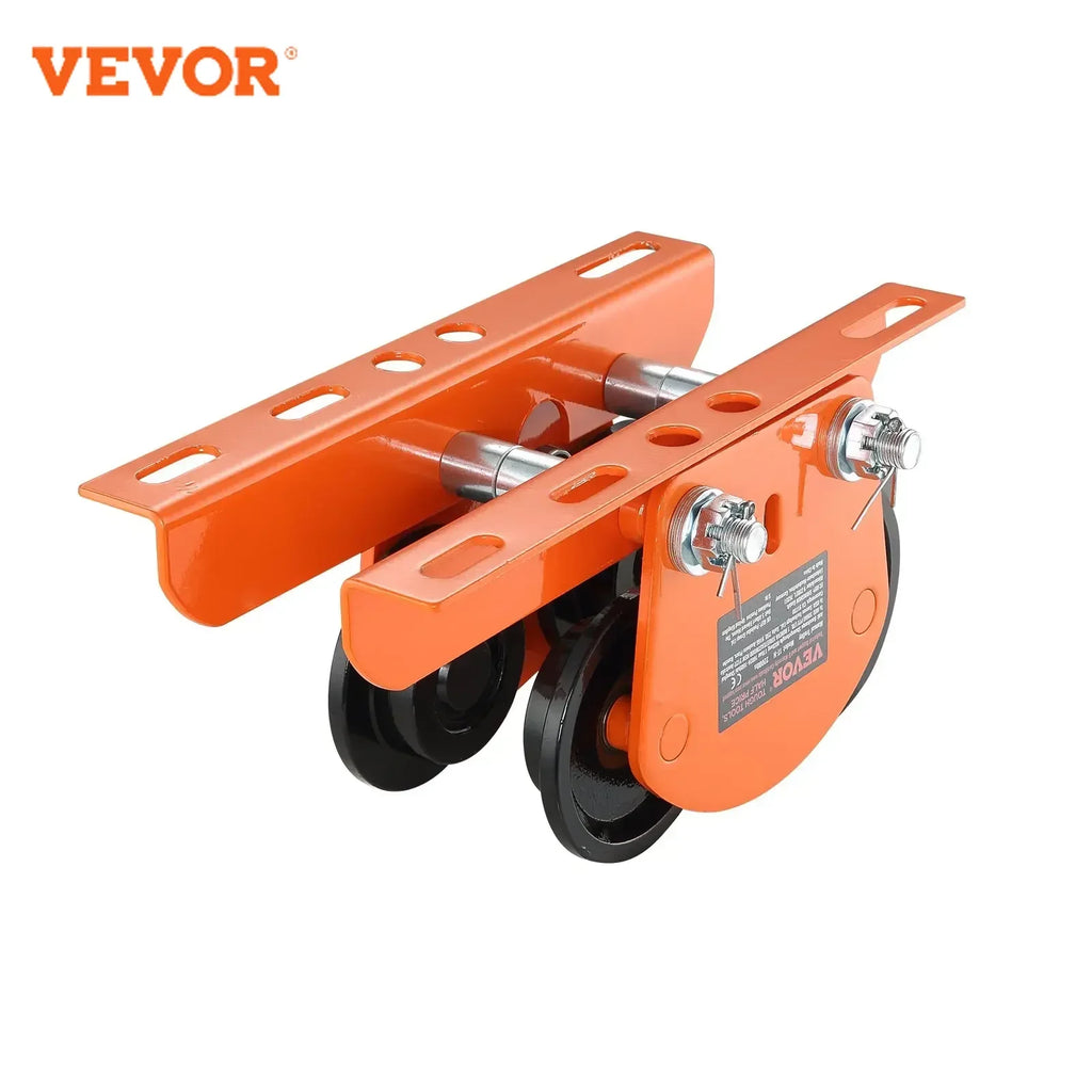 Electric Hoist Manual Trolley 0.5/1 Ton Capacity for PA200 PA250 PA300 PA400 PA500 Push Beam Trolley with Dual Wheels