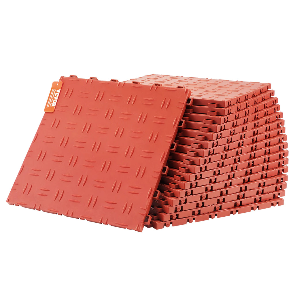 Garage Tiles Interlocking 25/50 Pack Garage Floor Covering Tiles, Non-Slip  Garage Flooring Tiles, for Garages, Basements