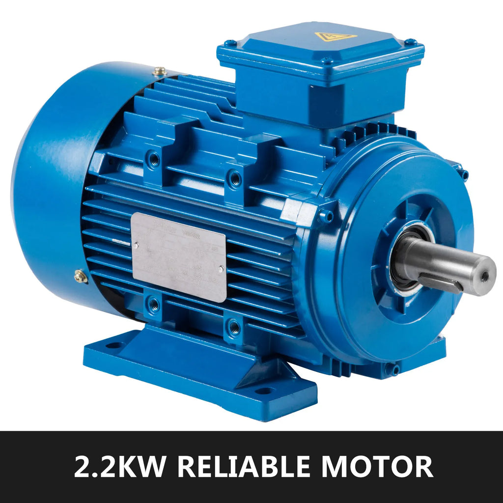 3 Phase Asynchronous B3 Mounting Electric Motor 2200W 400V Rated Speed 3000PRM Steel Housing Aluminium Body for Pumps Fans