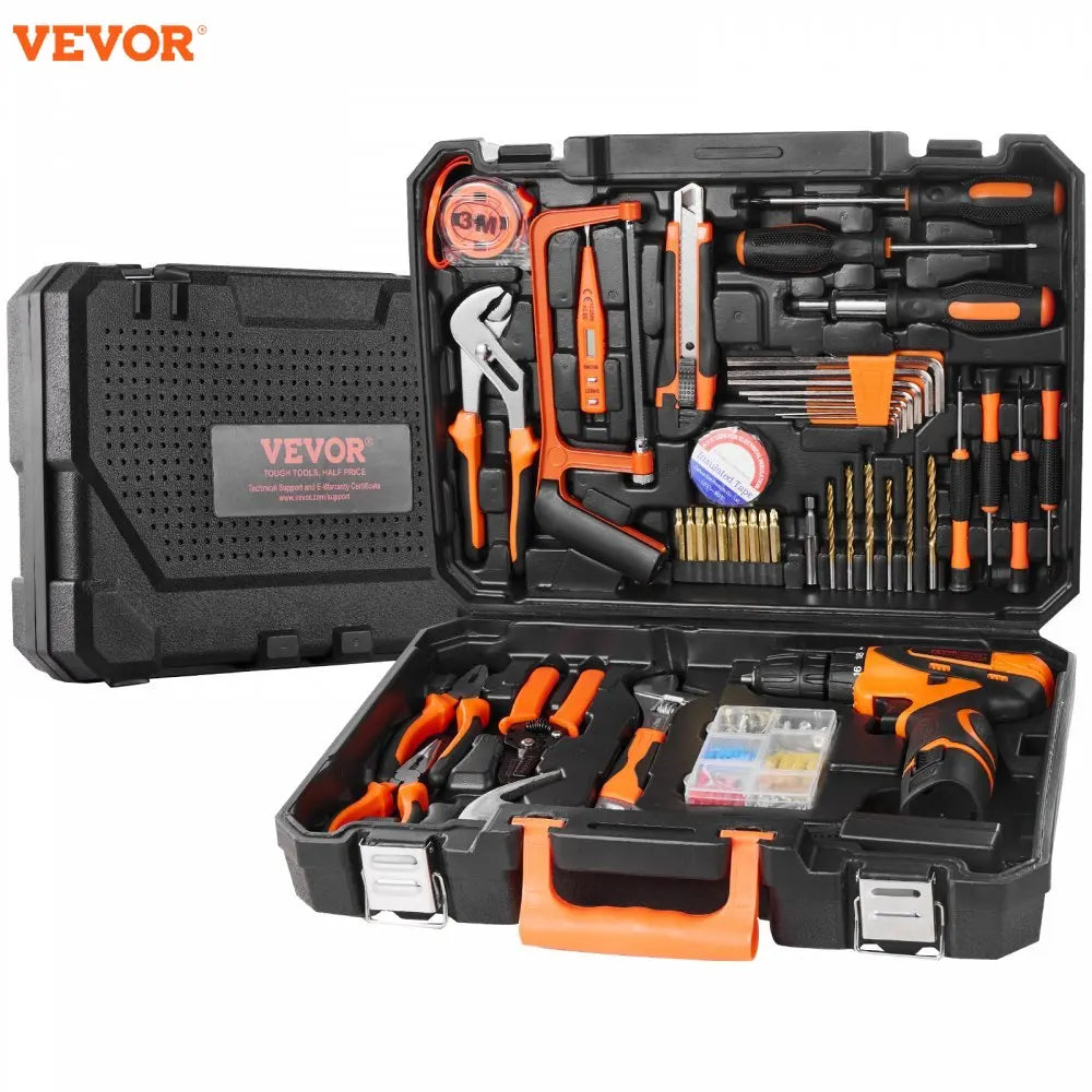 Tool Kit Home Repairing Tool Kit with Portable Tool Storage Case for Home Maintenance DIY Projects and Automotive Repair