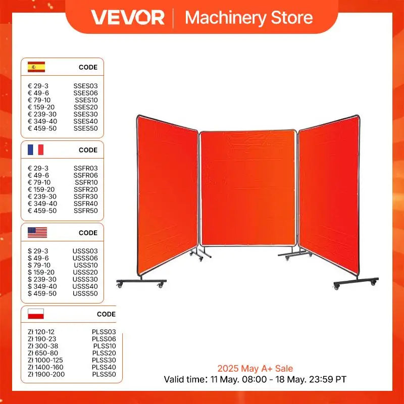 Welding Curtain Screen 1 or 3 Panel Flame Retardant Fire Proof Blanket Mobile Anti UV Vinyl Translucent Shield 6x6FT 6x8FT