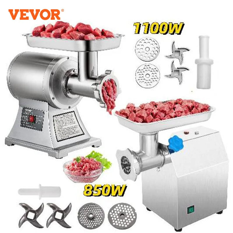 Electric Meat Mincer Chopper 122 Kg/H 250 KG/H Heavy Duty Food Processors Kitchen Appliances Commercial Grinder Machine