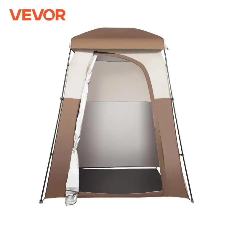 Camping Shower Tent 66" x 66" x 87" 1 Room Oversize Outdoor Portable Shelter Privacy Tent with Detachable Top Hanging Rope