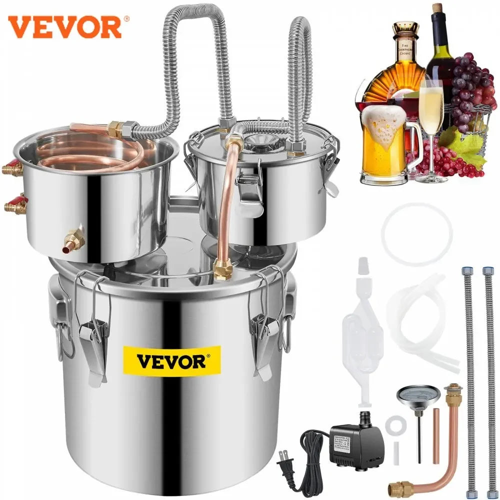 12L 20L 30L 50L Moonshine Still Distiller Alcohol Brewing Distiller DIY Stainless Steel Still Whisky Beer Brandy For Home