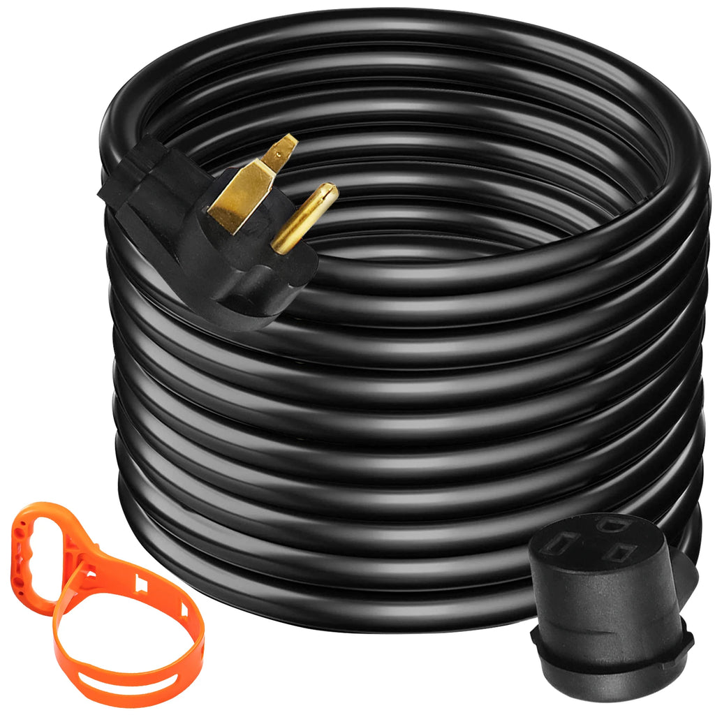 Heavy Duty Welder Extension Cord 10AWG 25ft 10/3 30A 250V NEMA 6-50P/6-50R Suit for Welding Machine Cable MIG TIG Plasma