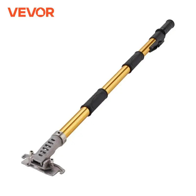 Drywall Flat Box Handle 40''-64'' Anodized Aluminum 5-Section Length Adjustable Non-Slip Grip for Plasterboard, Wallboard