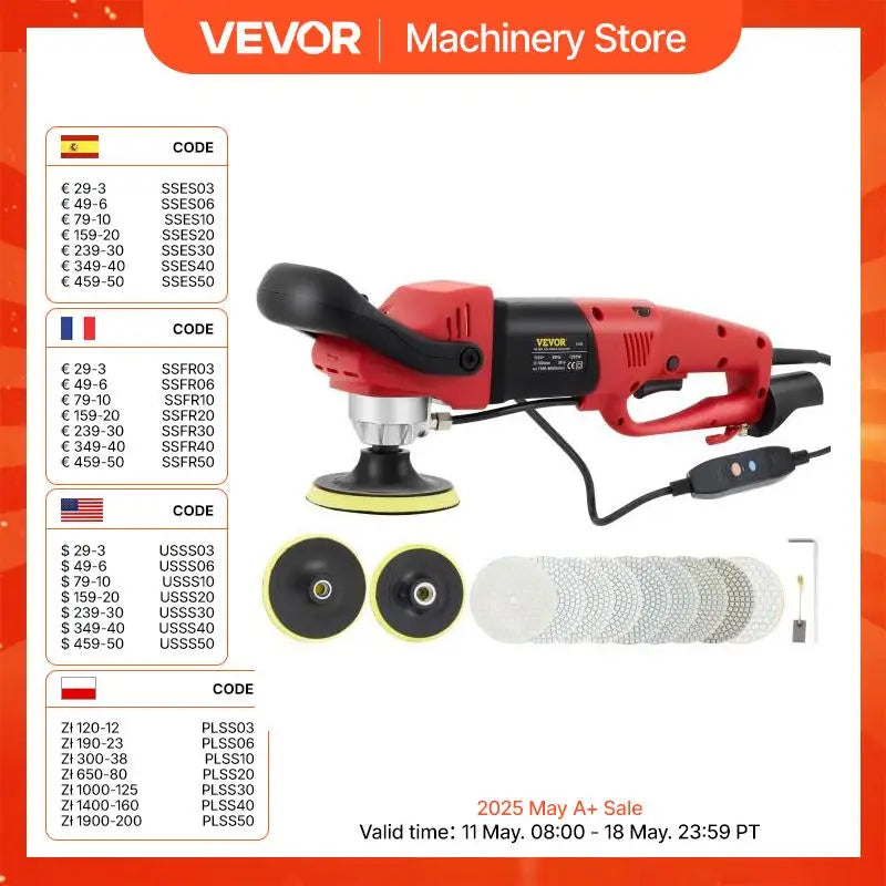 Electronic Wet Stone Polisher Grinder Buffing Machine 1200W Variable Speed Water Mill for Marble Granite Finish Polishing