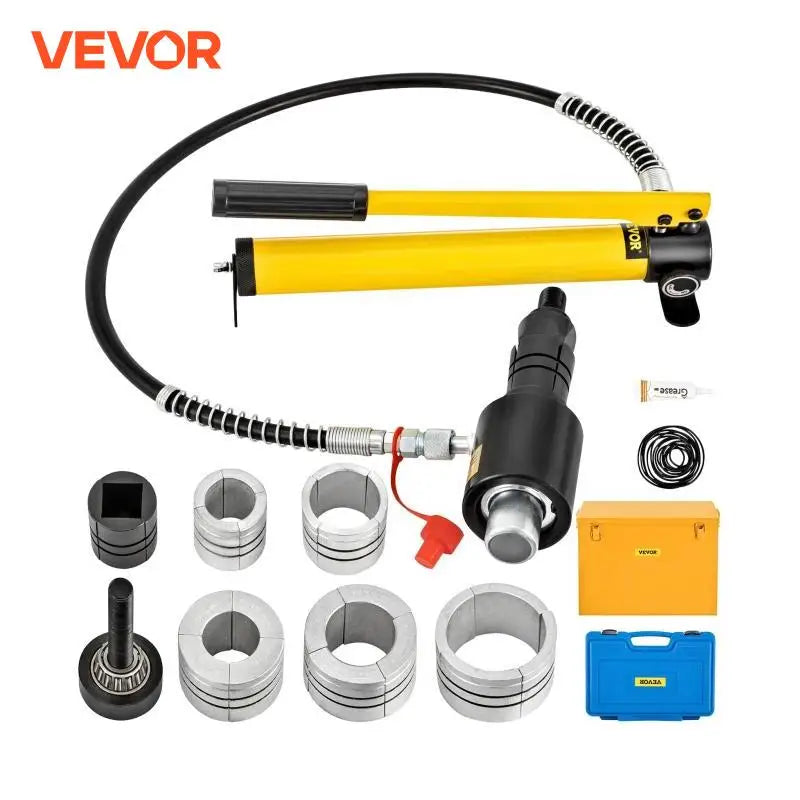 10Ton Hydraulic Exhaust Pipe Expander Kit 1-5/8 to 4-1/4Inch Manual Automotive Muffler Pipe Stretcher Expanding Tool Set