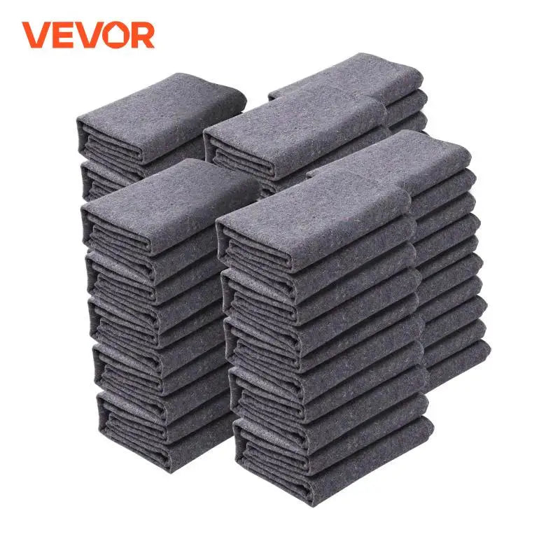 12/24 Packs Moving Blanket Recycled Cotton Heavy Duty Packing Shipping Mover Pads for Protect Furniture Floors Appliances