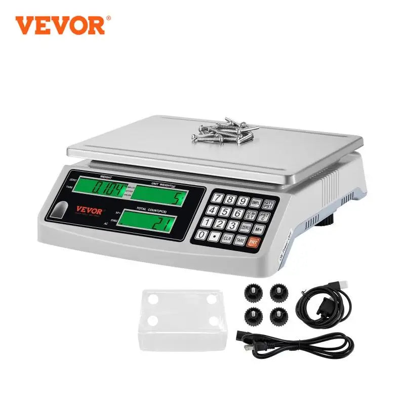 30KG /1G Precision LCD Digital Counting Scale Electronic Balance Food Gram Weight Scale for Industrial Kitchen Jewelry