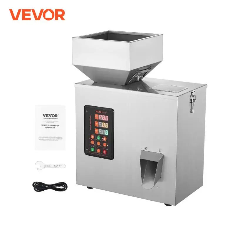 1-100g/1-200g/10-500g Powder Filling Machine Automatic Intelligent Particle Weighing Dispenser Machine  for Tea Seeds