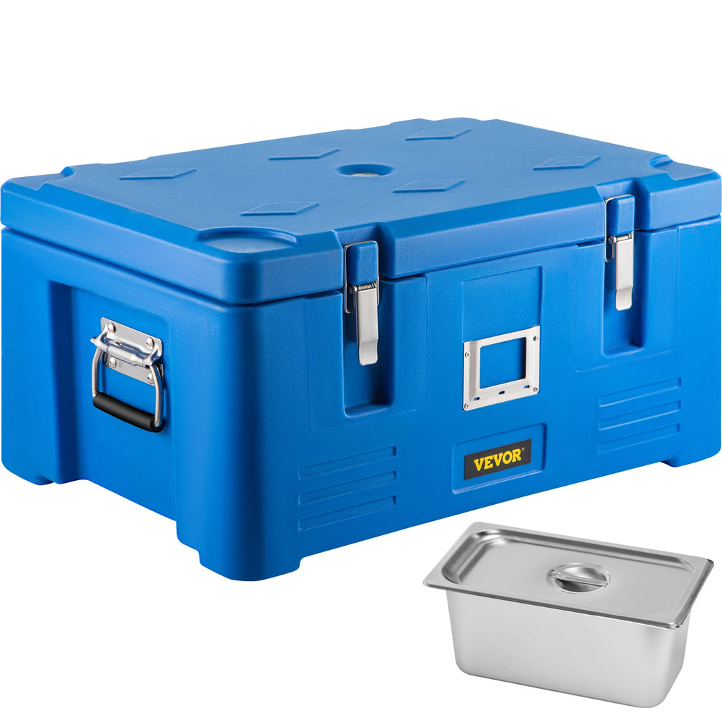 30L Insulated Cabinet 3 Pans Food Carrier Food Delivery Container Box Stackable Top Loader Outdoor Refrigerating Cabin